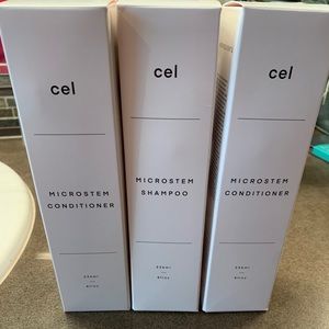 Cel MD 1-Microstem shampoo and 2-Conditioners